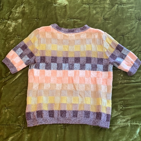 Free People short sleeve chenille sweater - Picture 6 of 10